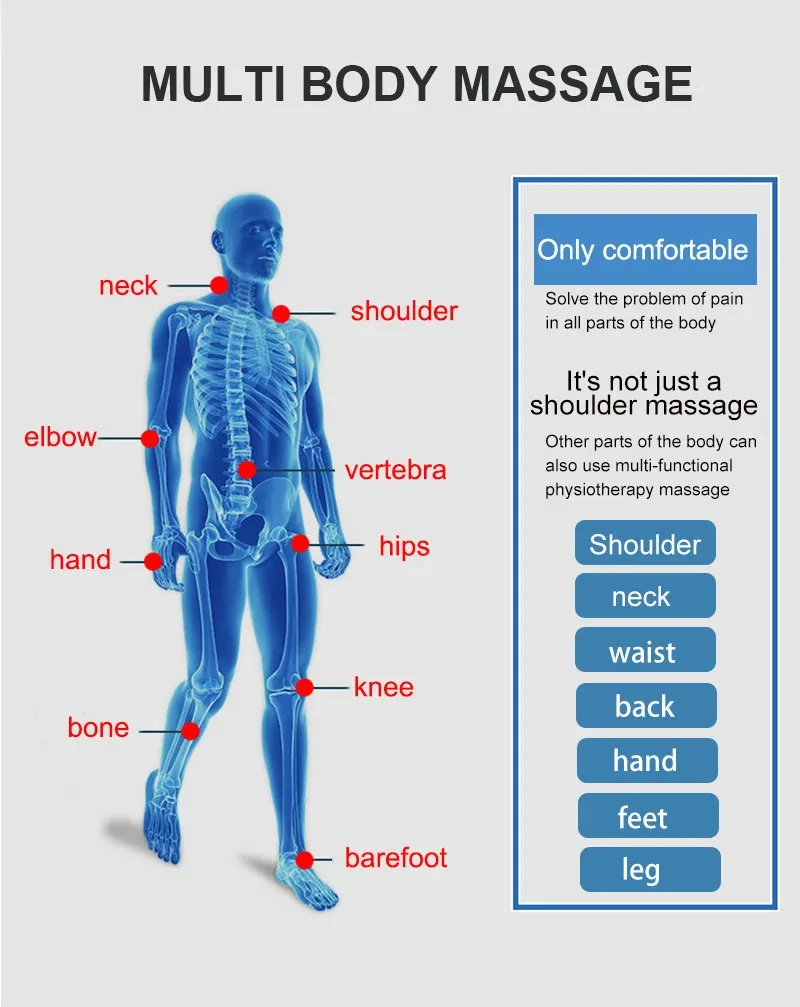 Dispositivo portatile di fisioterapia di riabilitazione dell'onda d'urto del Touch Screen per il trattamento della fascite plantare nuovo