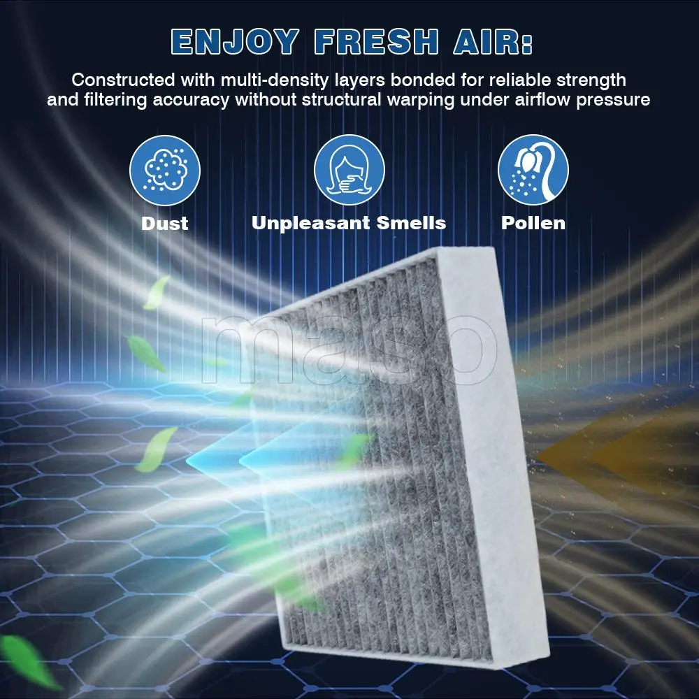 

Air Conditioner Cabin Air Filter For BYD Seal D1 Song Plus DM-i 1.5L Pro EV 2019 2020 2021 2022 2023 SA2E8121211E SA2E-8121211