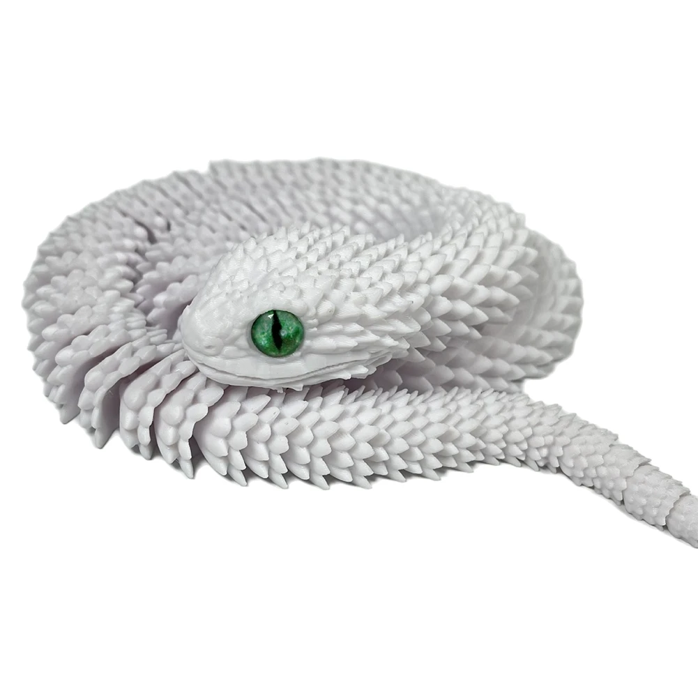 ABGG-3D Viper Multi-Joint Movable 3D Snake Flexible Articulated Figure Model Gift Gift 3D Gift