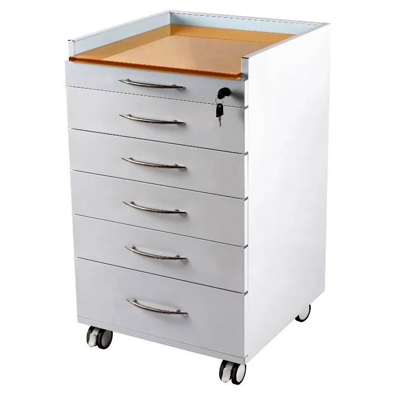 المخصص الحديثة فائدة 5 أدراج المحمول مستشفى الأسنان خزانة عربة طبية #3