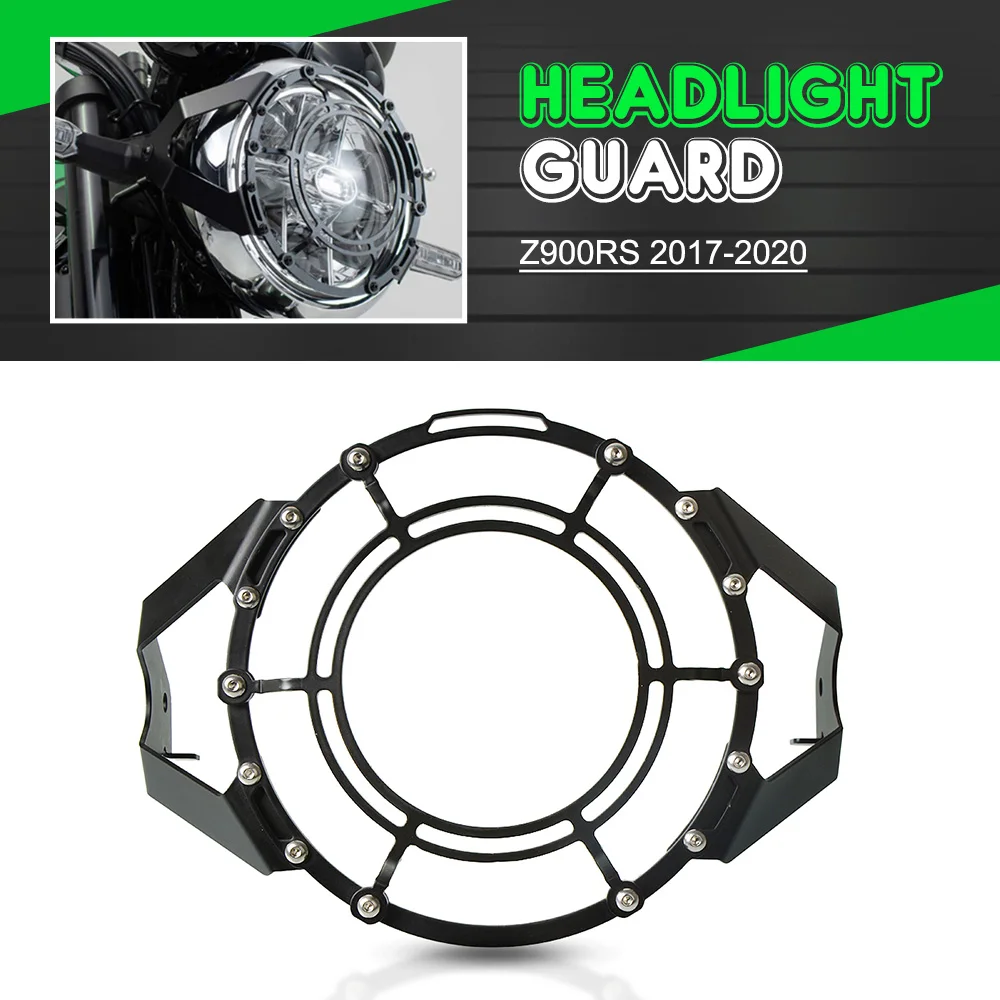 

Motorcycle Headlight Guard for Kawasaki Z900RS Z 900RS 2017 2018 2019 2020 Front Head Light Guard Protector Cover Protection