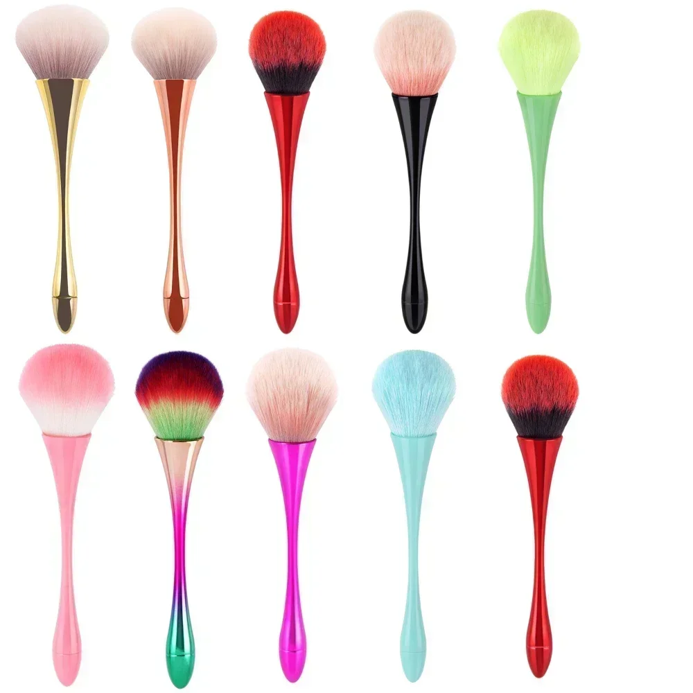 9 Styles Nail Art Dust Brush For Manicure Beauty Brush Blush Powder Brushes Fashion Gel Nail Accessories Nail Material Tools