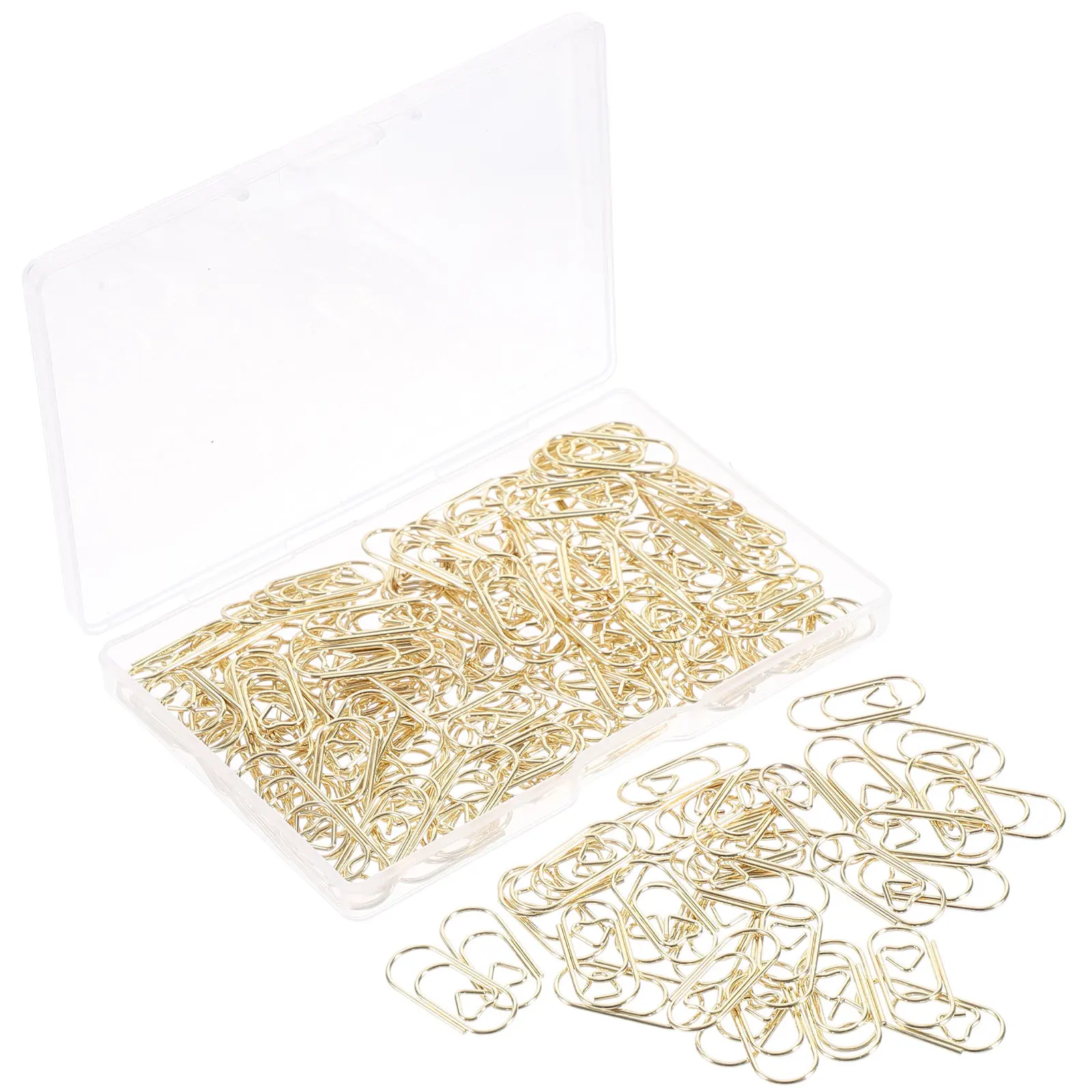 150Pcs Creative Shaped Paper Clips Metal Cute Decorative Document Clips Office Scrapbook Memo Holder Accessories