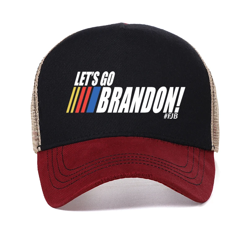 

America Let’s Go Brandon Funny Men Women Baseball Cap Men Casual Adjustable summer Mesh Breathable hats
