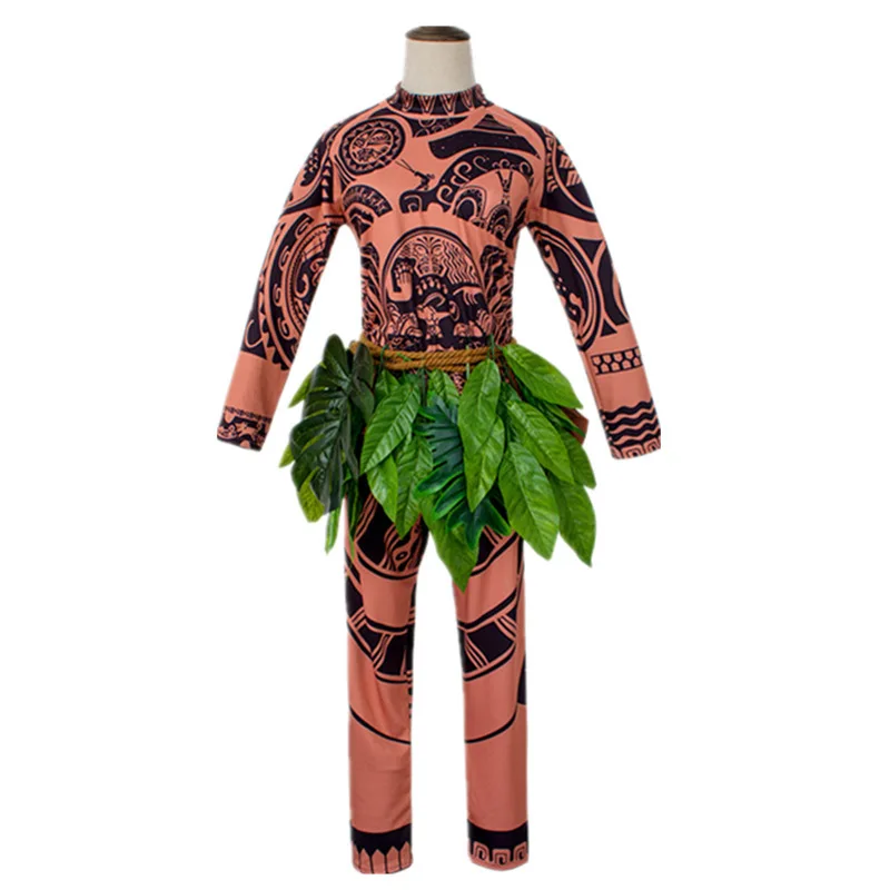 Huijiyuan cosplay maui loween adulto traje conjunto anime outfit maui oceano aventura traje tradicional chinês feminino