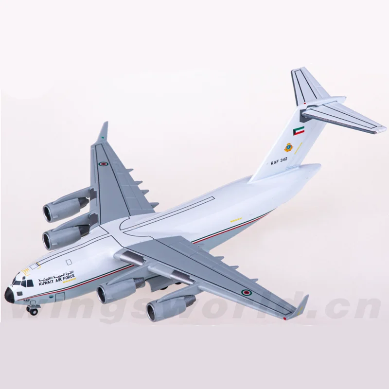 

1:500 Scale Herpa 535915 Kuwait Air Force C-17A Globemaster III KAF342 Alloy Die-cast Aircraft Model Collectible Toy Gift