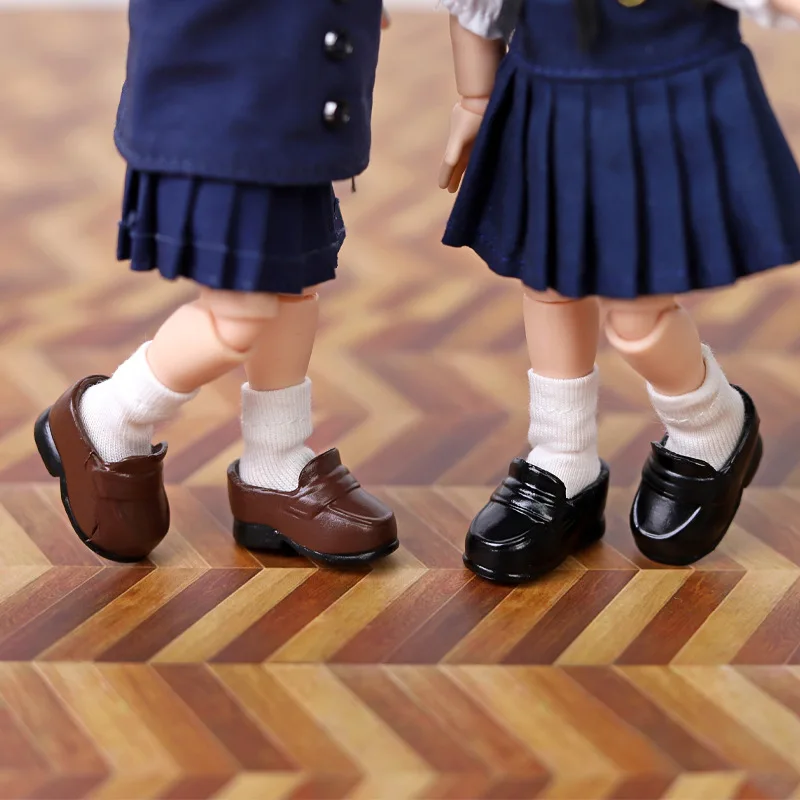 أحذية دمية OB11 1:12 أحذية عادية للطلاب أحذية مطاطية كلاسيكية لهدايا دمية P9