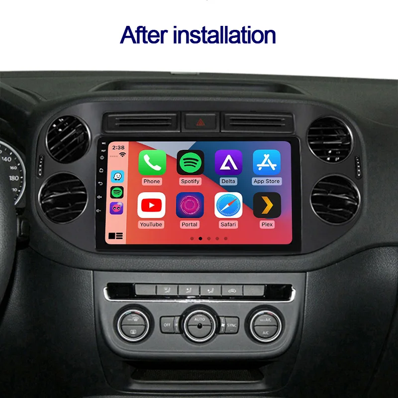 NaviFly For Volkswagen Tiguan 1 NF 2006-2016 7862S 8G 128G 1280*720 Carplay Android 11 Car Video Player Radio Connected Systems