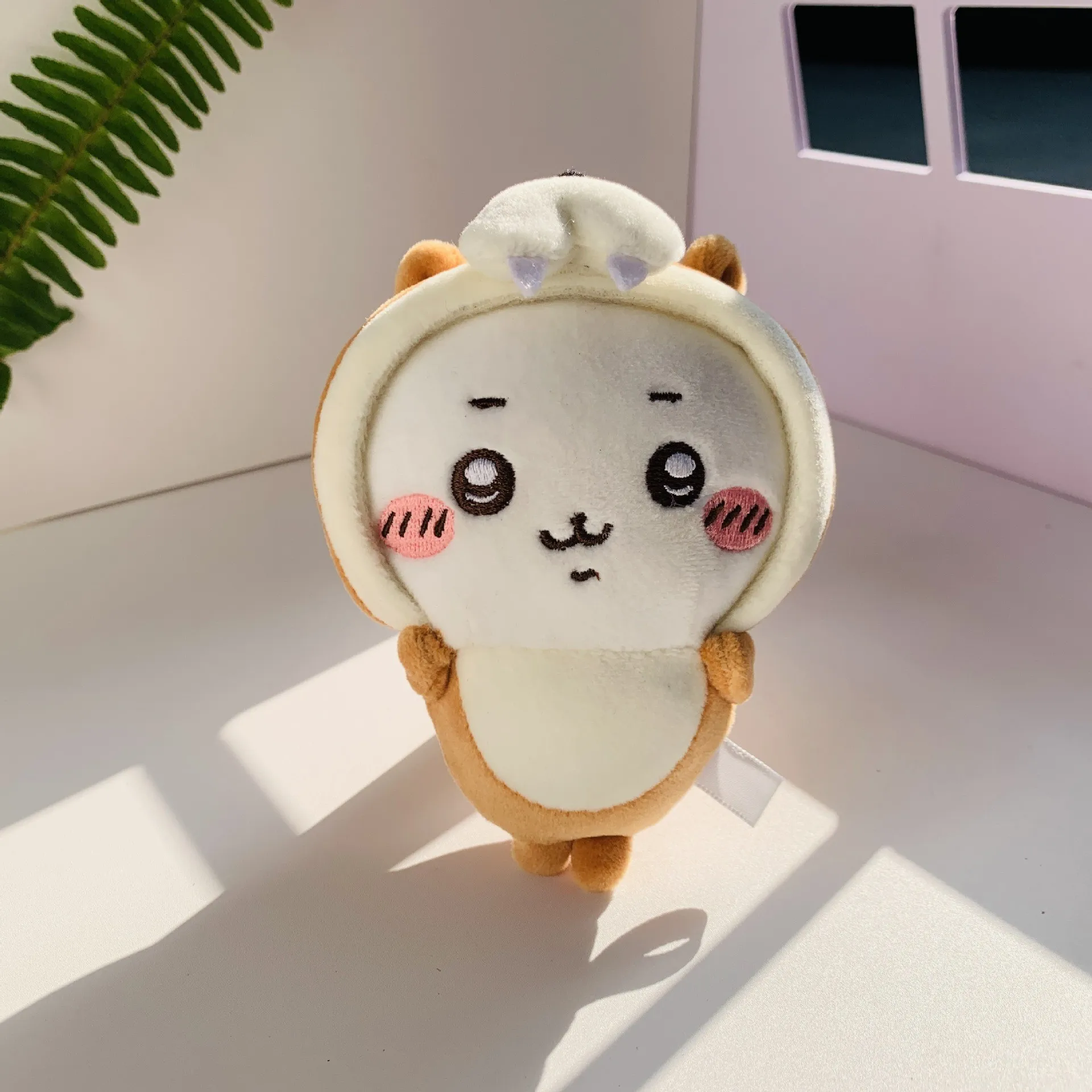 Japanese Self-deprecating Bear Chiikawa Hachiware Usagi Aquarium Series Squid Plush Backpack Key Doll Pendant Children's Gift