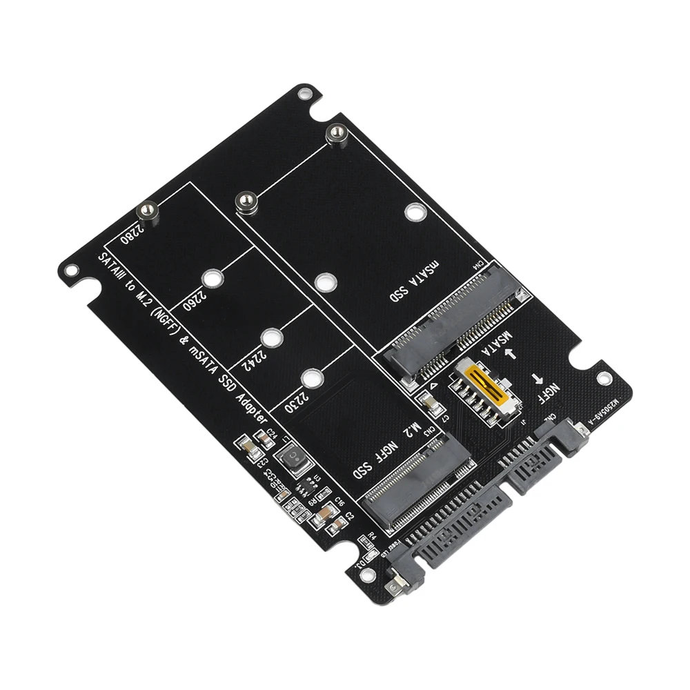 SATA3.0 6Gbps M.2 NGFF SSD To SATA3 Adapter Card M2 NGFF SSD To SATA3.0 External Hard Drive Box Hard Disk Adapter Board