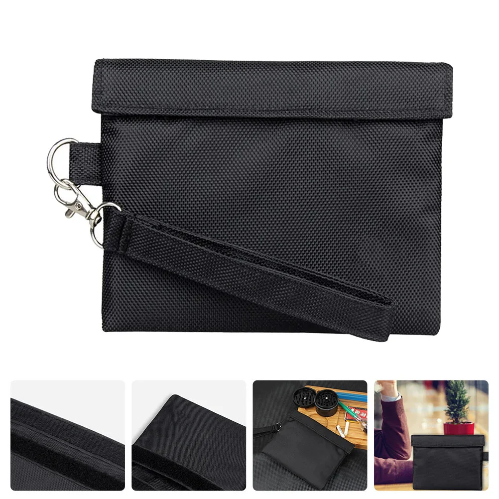 

1pc Deodorant Storage Bag Mini Pouch Lightweight Travel Storage Bag For Cosmetics Toiletries Black