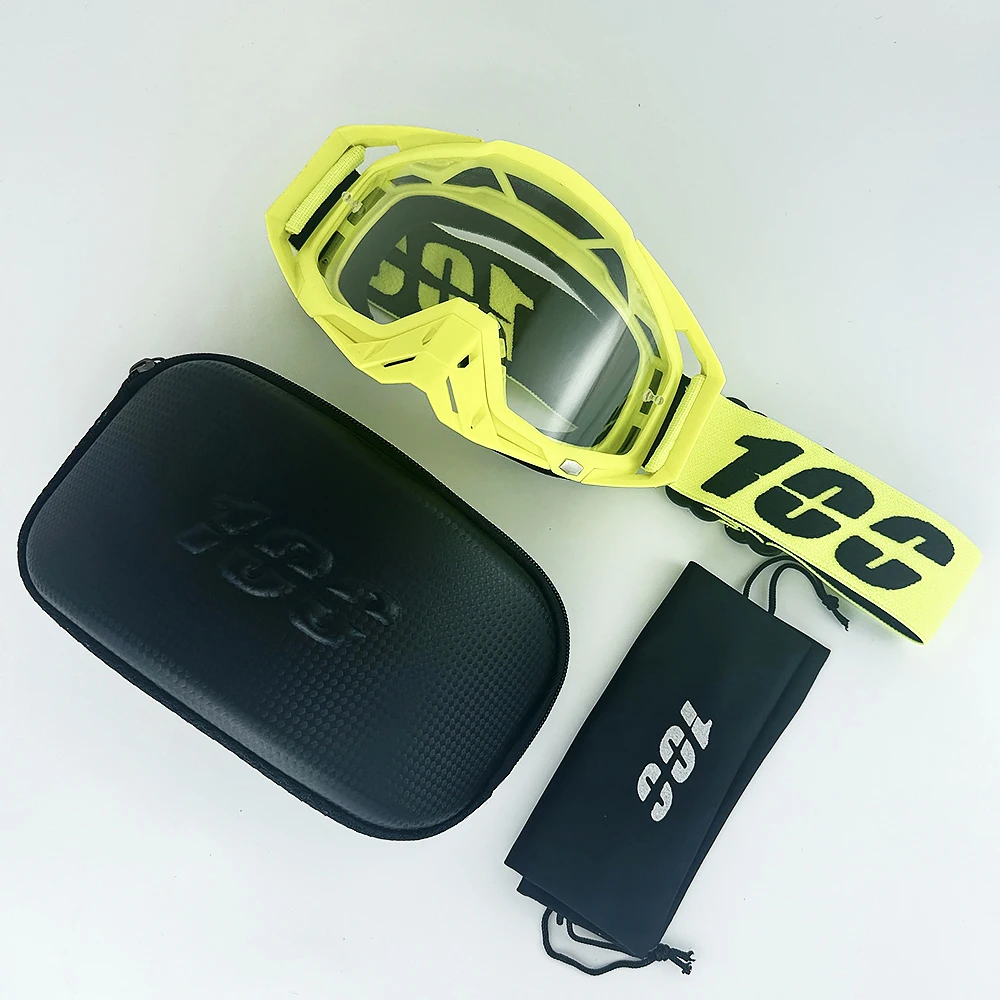 A set Motorcycle Glasses Goggles Motocross Goggles Helmet MX Moto Dirt Bike ATV Ski Outdoor Sports Glass Scooter Googles Mask
