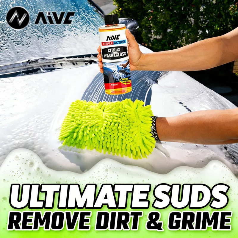 

500ML AIVC Foam Car Wash Shampoo Car High Concentration Sediment Pre-Washed Off Wash Car Wash Soap Super Foam Cleaner Water Wax