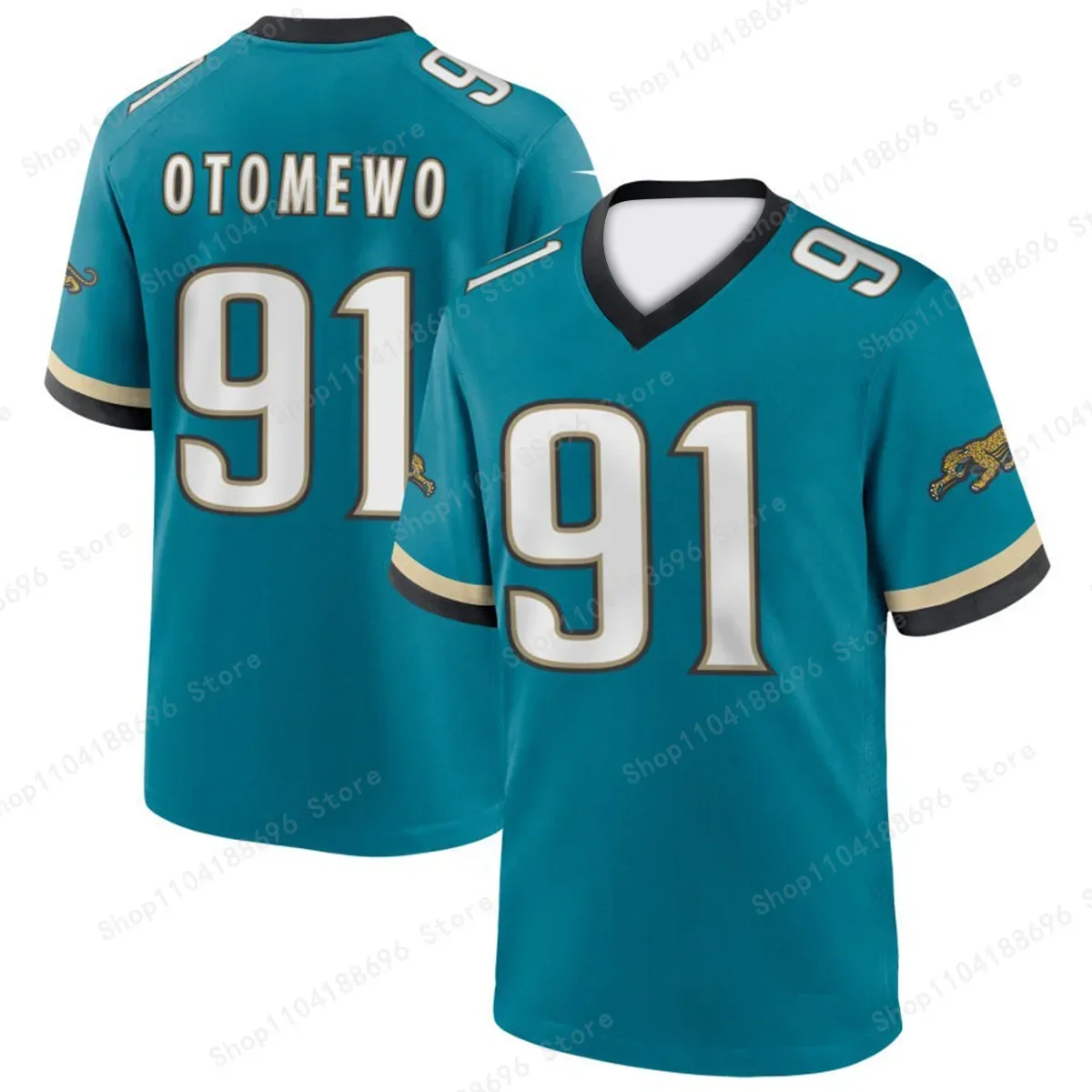 2024 New The Latest Jersey 3d Printed Pattern Jacksonville Jaguars Popular Jersey Outdoor Recreational Sportswear Top