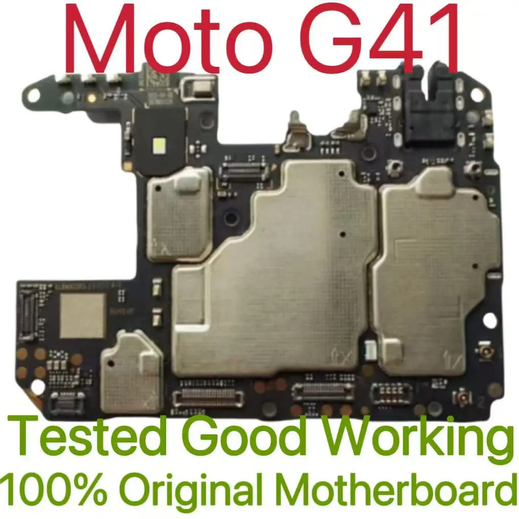 Placa base Original desbloqueada versión Global para Moto G41, placa de circuito probado, placa lógica principal para Moto G41