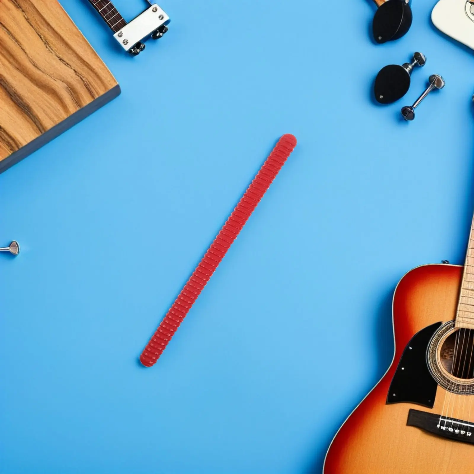 

Набор из 4 деревянных спиральных ритмических палочек (красные) для детей: музыкальные барабанные палочки для дошкольников, инструменты для развития координации рук