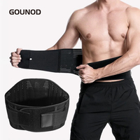 1PC GOUNOD Double Full Back Lumbar Support Belt Waist Orthopedic Corset Spine Decompression Waist Trainer Back Pain Relief