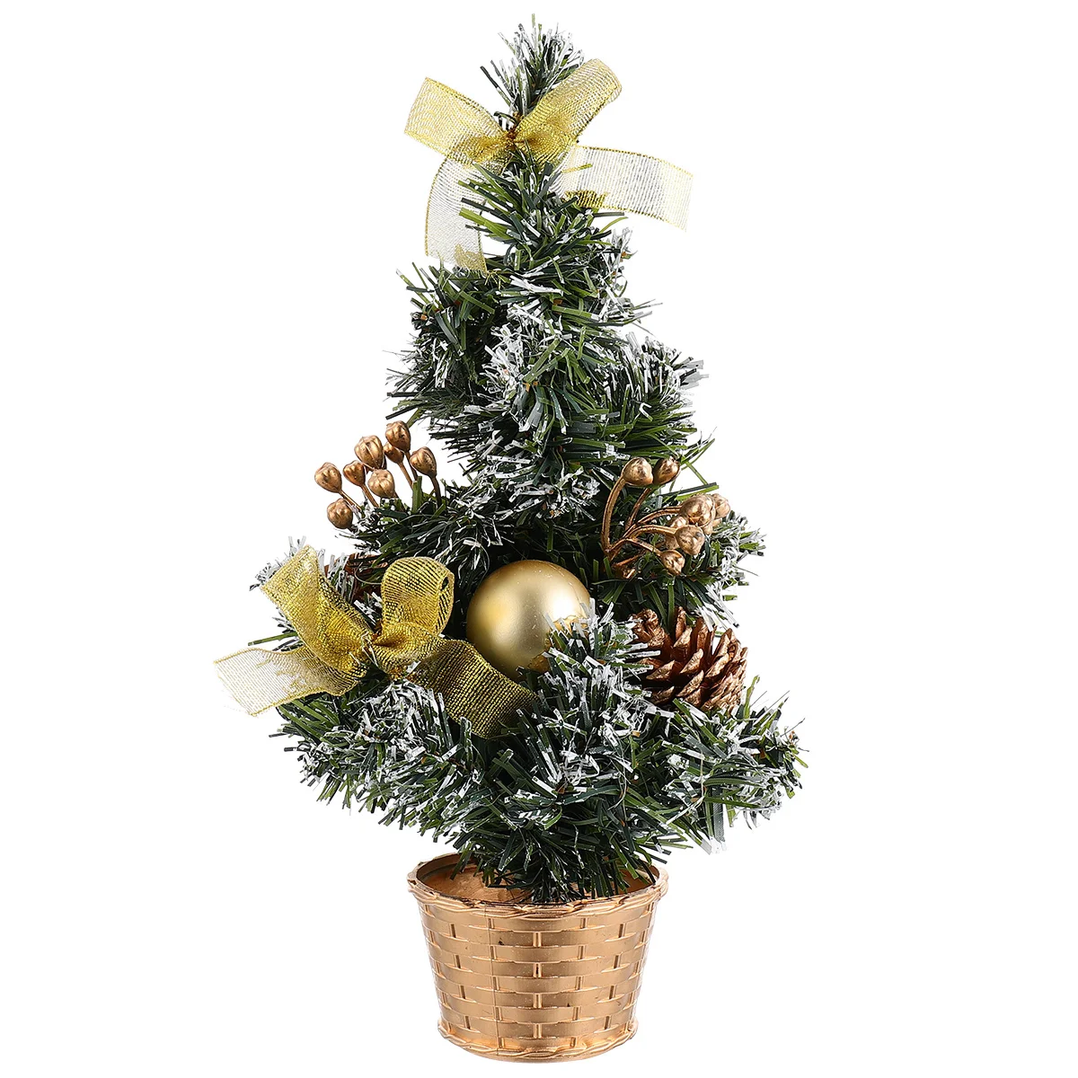 

1Pcs Mini Christmas Tree Decorative Adornment Festival Home Party Table Ornament Xmas Tree Decor Scene Layout Prop