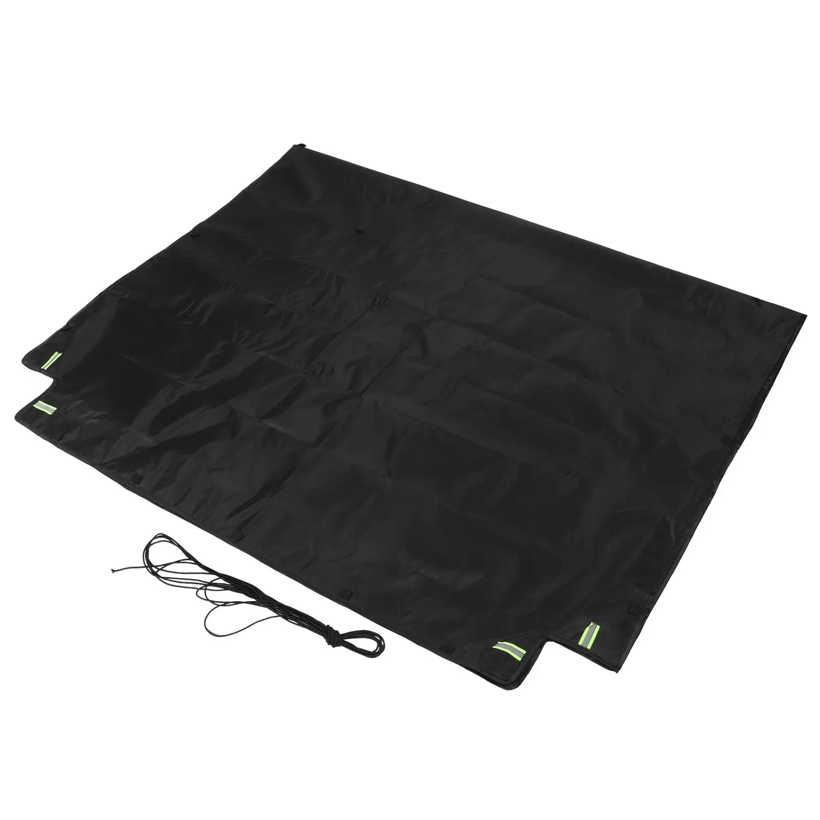 

Utility Trailer Cover Heavy Duty Oxford Fabric Protector Pickup Truck Bed Cover Dump Cart Tricycle Shade Foldable Waterproof