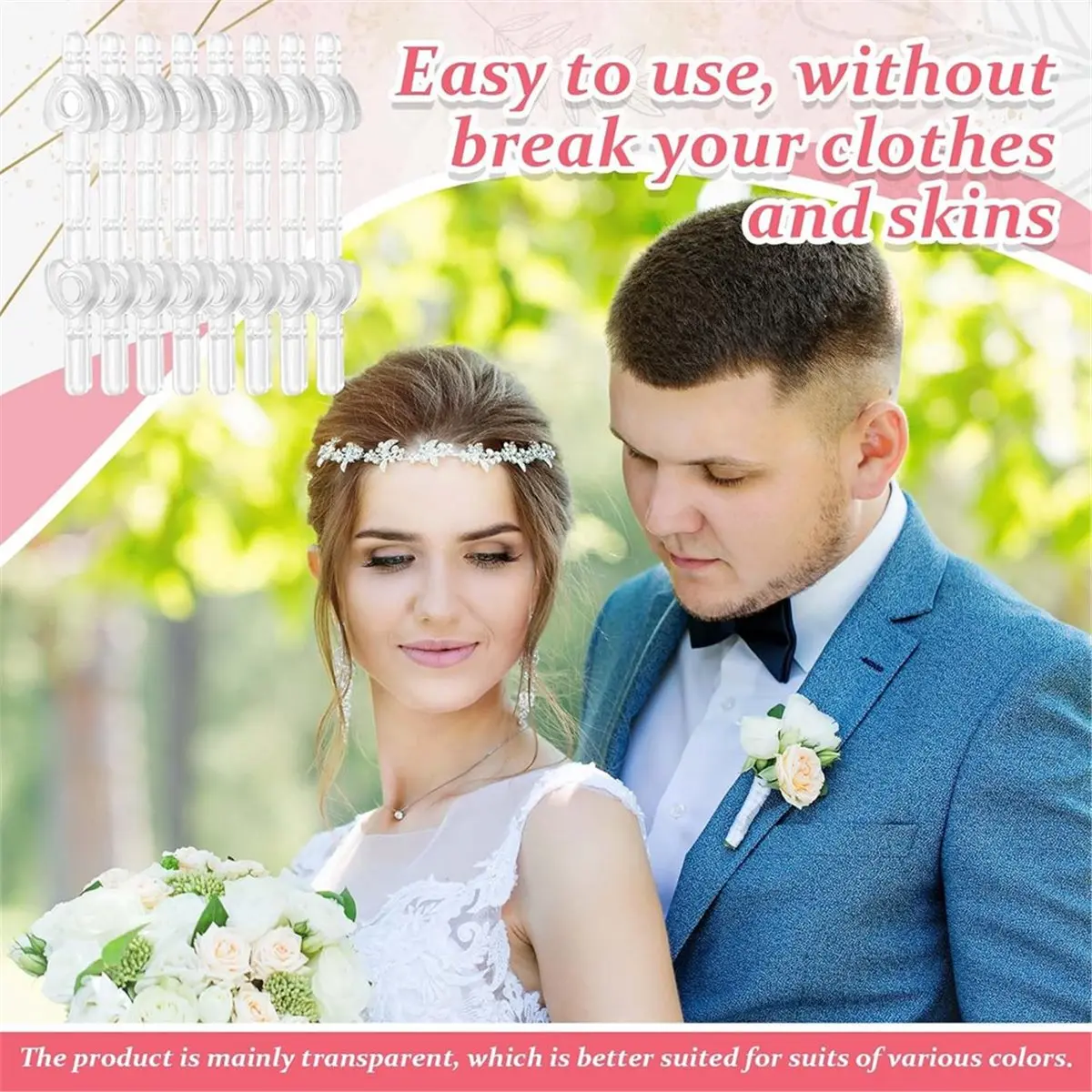 30 Pairs Boutonniere Magnets Corsage Brooch Clasp No Pin Holes Strong Magnet Clips Brooches Corsages