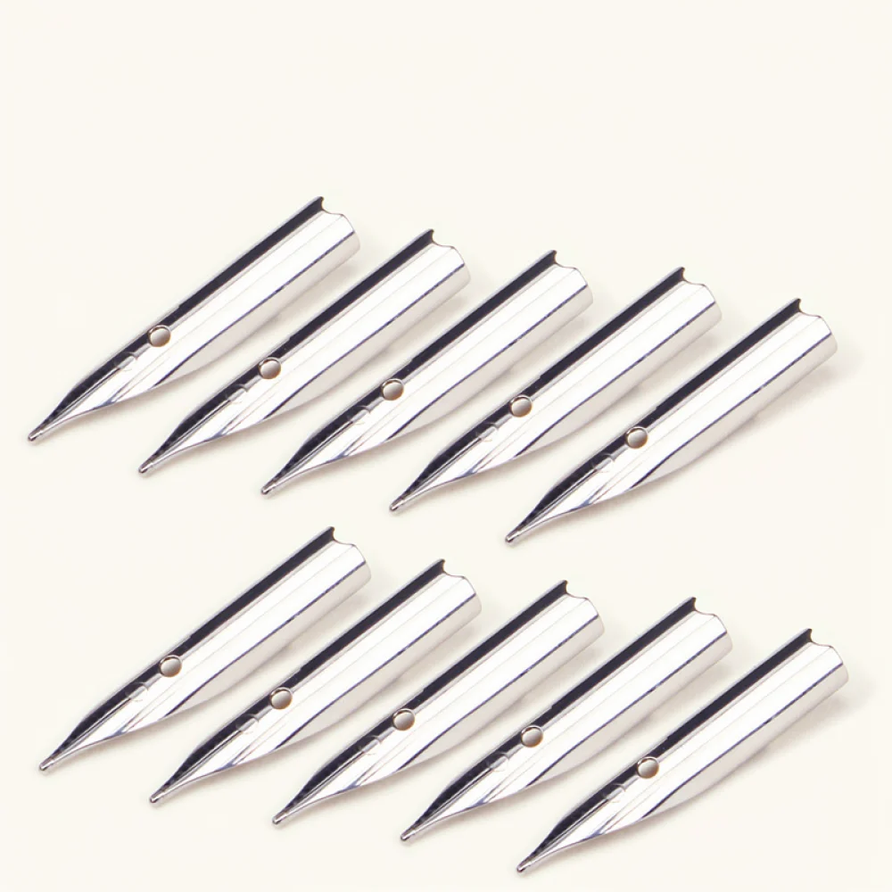 Universal Fountain Pen Nib Stainless Steel Tip For Haoyouliang Replacement Stationery Parts Student School Writing Supplies