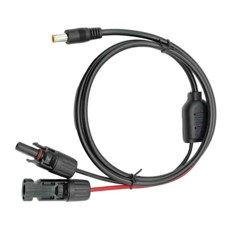 High Performances Solar Panel Adapter 4 To DC7909 Charging Cable For Efficiency Energy Transfer for PowerBanks 150cm 
