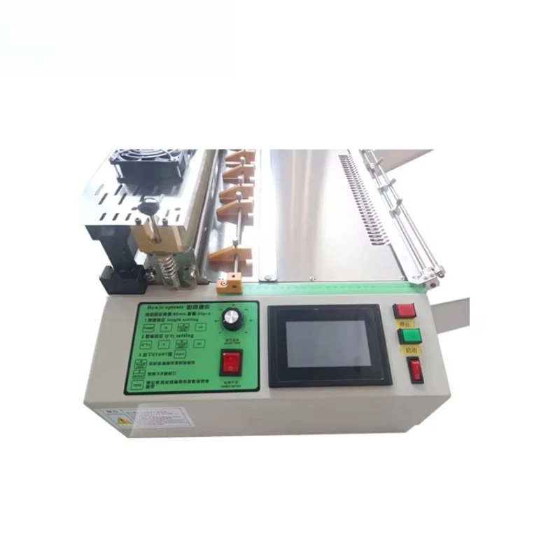 420mm Insulation Tape Pvc Cutting Machine for Flower Fabric Cut Strip and Heat Hot Knife Ribbon Cutter