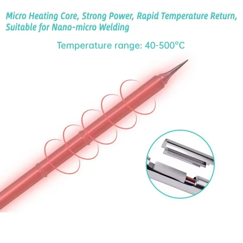 T12 Soldering Iron Tips Welding Tools Electric Soldering Iron For Hakko FX951 T12 Soldering Station Kits image 6