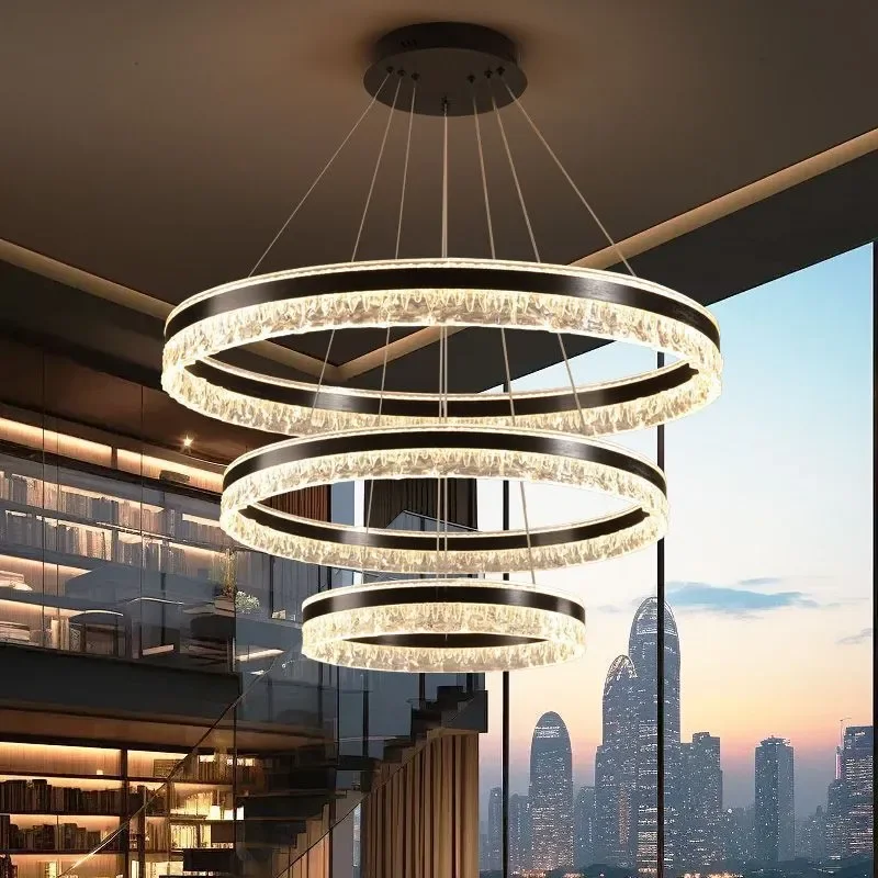 for Italian Light Luxury Living Room Chandelier Minimalist 2026 New Stone Pattern Hall Main Light Advanced Bedroom Dining