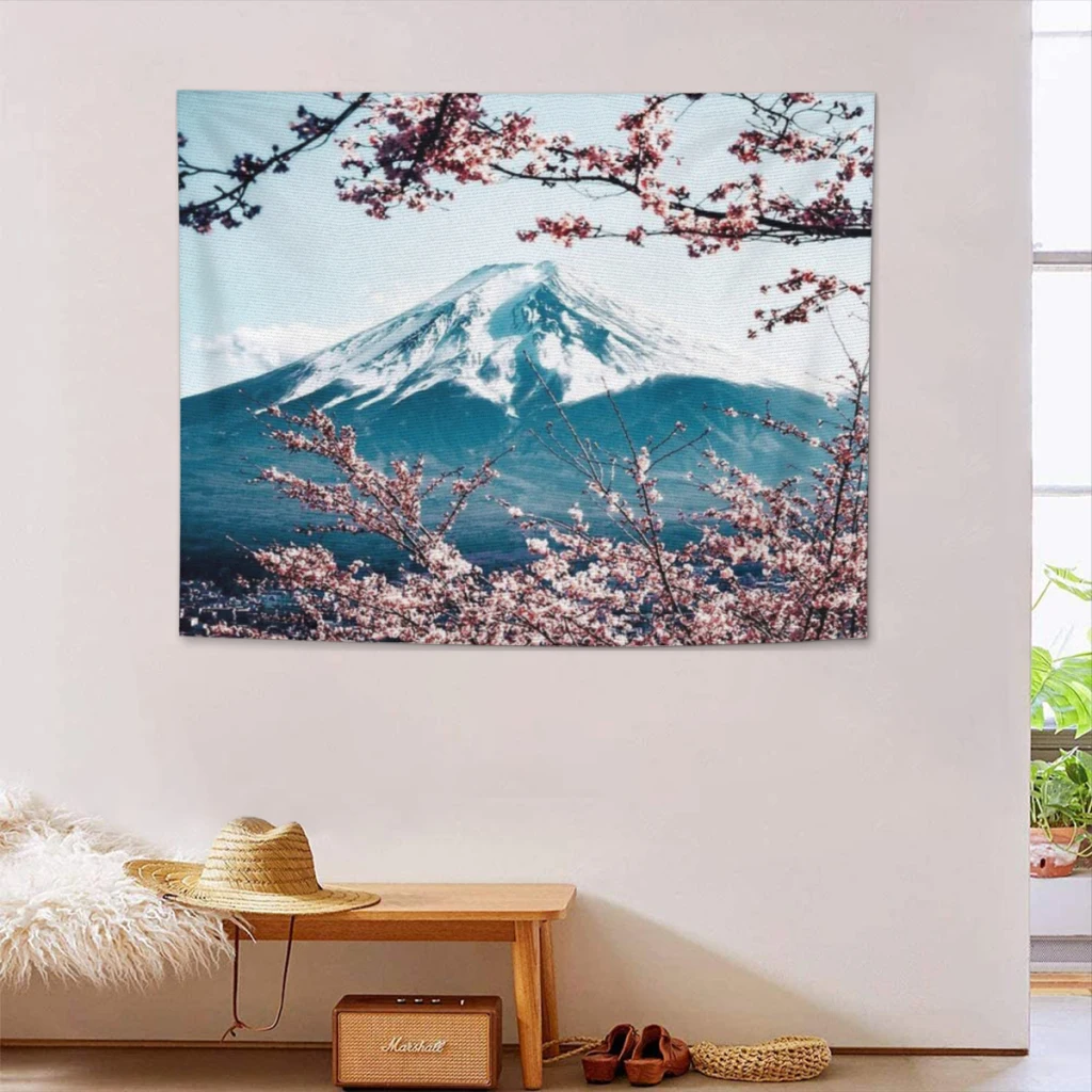 

Home Decoration Tapestry Japan - 'Mount Fuji' Tapestry Wall Art Tapestries Room Decors