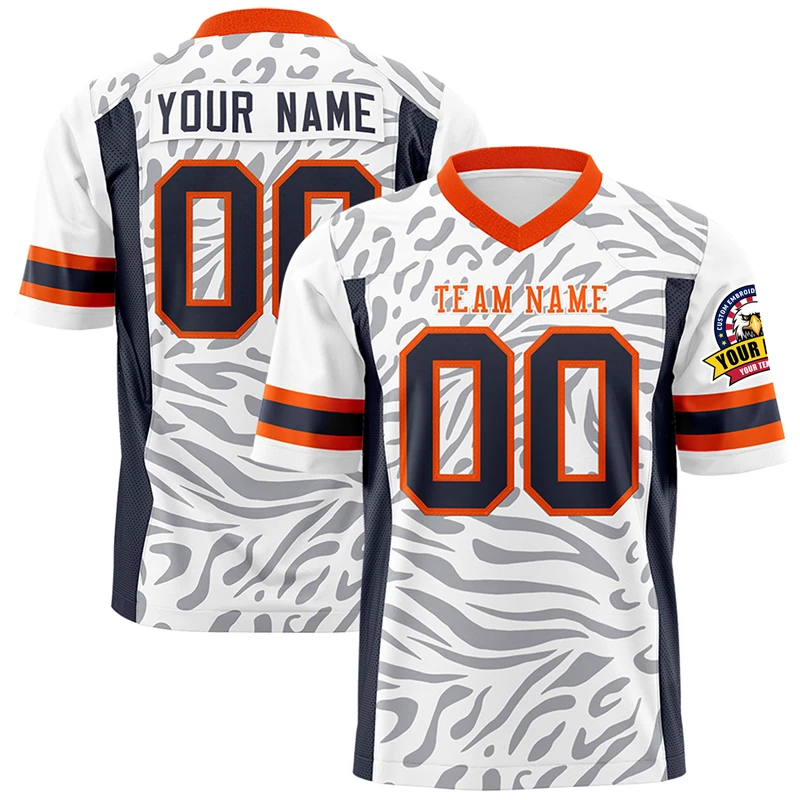

Custom Football Jerseys Tracksuit Men Woman Youth Rugby Jerseys Stitched Text Cheap American Football Wear