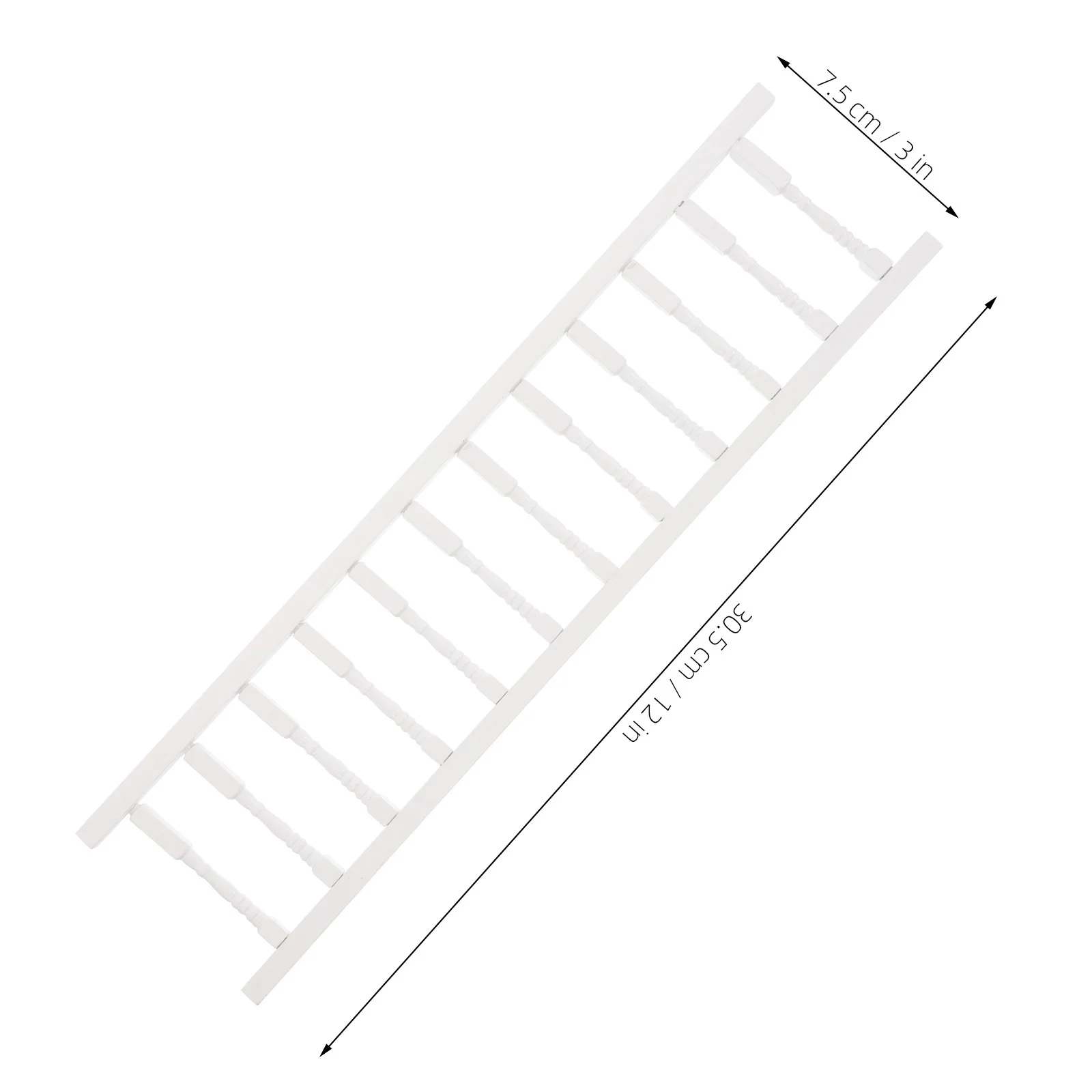Miniatur-Holzleiter im Maßstab 1:12, Trittleiter für Kinder, Spielhaus, DIY, Handwerk, Mikrolandschaft, Dekor, Puppenhaus-Zubehör