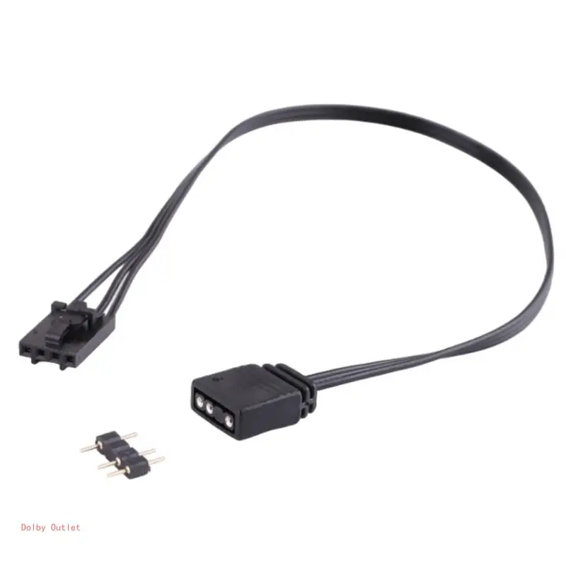 Para pirata RGB línea adaptadora ARGB 5V 4PIN conector adaptador para 25CM