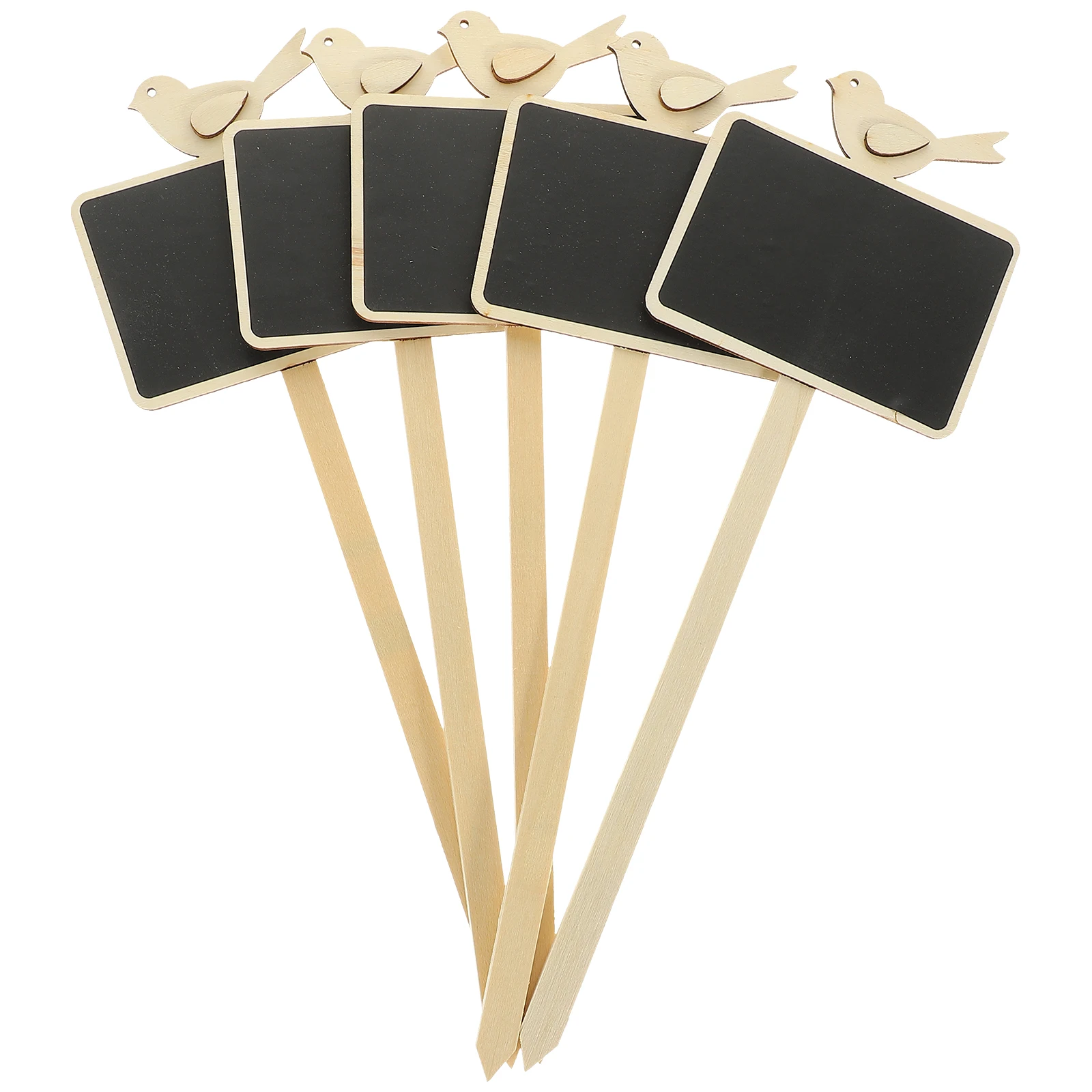 

Mini Blackboard Stakes Plant Decor Tags Smooth Wooden Chalkboards Garden Supplies Flowerpot Labels Home Decoration Erasable Dry