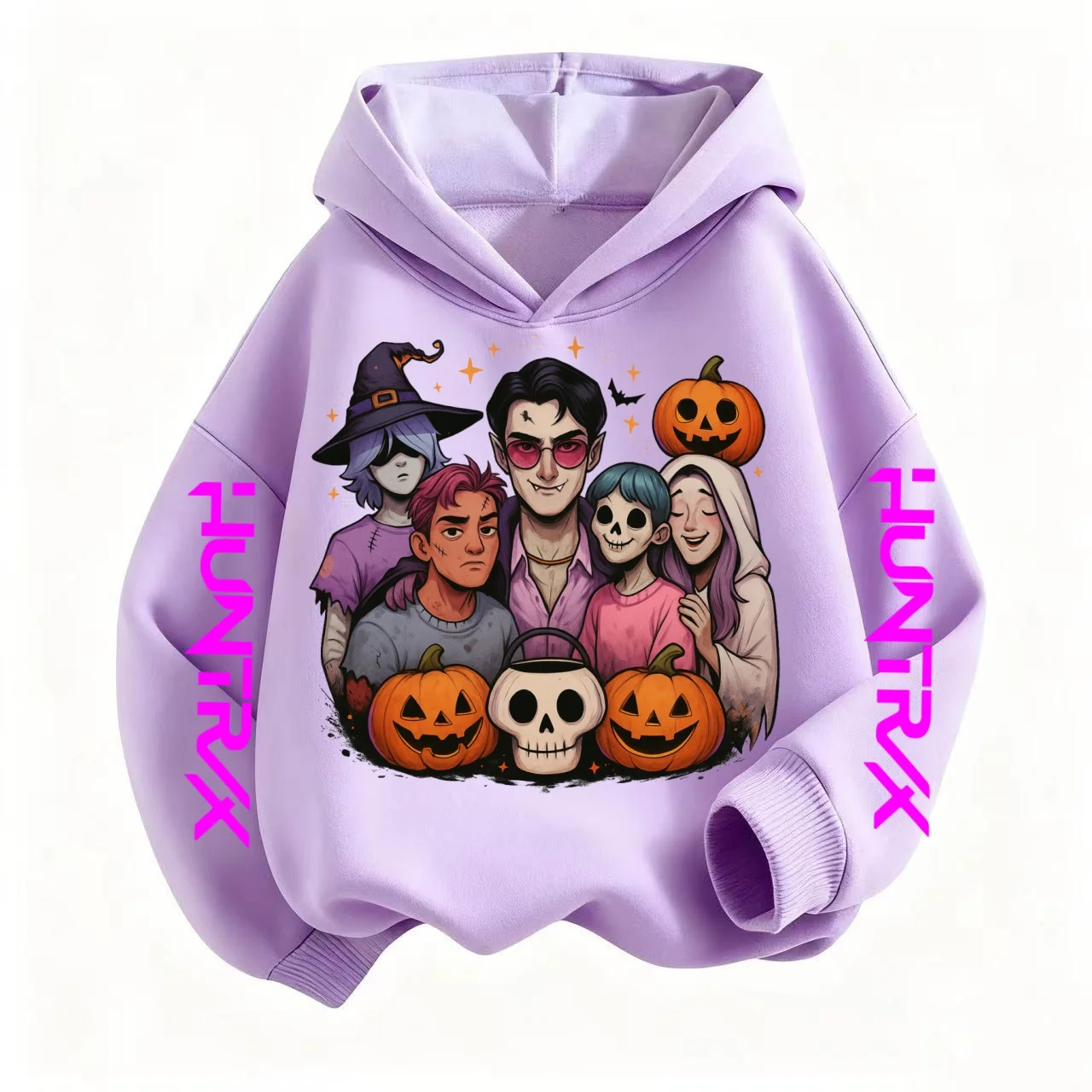 

K-Pop охотники на демонов, подарок на Хэллоуин, толстовки для детей, детские спортивные рубашки Kpop Devil Hunters, милые толстовки с тигром в стиле Харадзюку