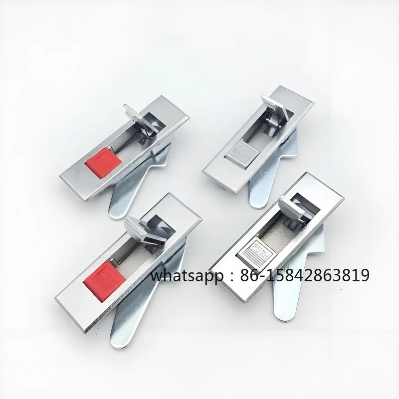 Flat Lock LCKGA/LCKGB/LCKGC/LCKGD-12 Distribution Box Door Lock, Electric Cabinet Lock, Chassis Lock Four Groups