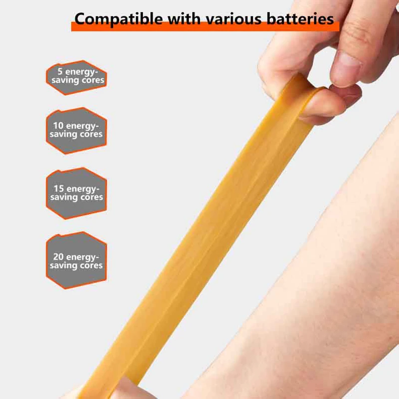 10/20Pcs Yellow High Elastic Rubber Bands Stretchable Latex Rings Stationery Package Office Rubber Rings Home Durable Band