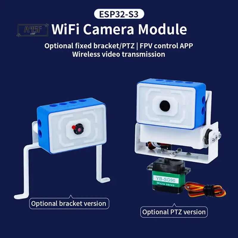 

Модуль камеры A45F-ESP32-Wi-Fi поддерживает связь последовательного порта и STEM32 для деталей строительного блока