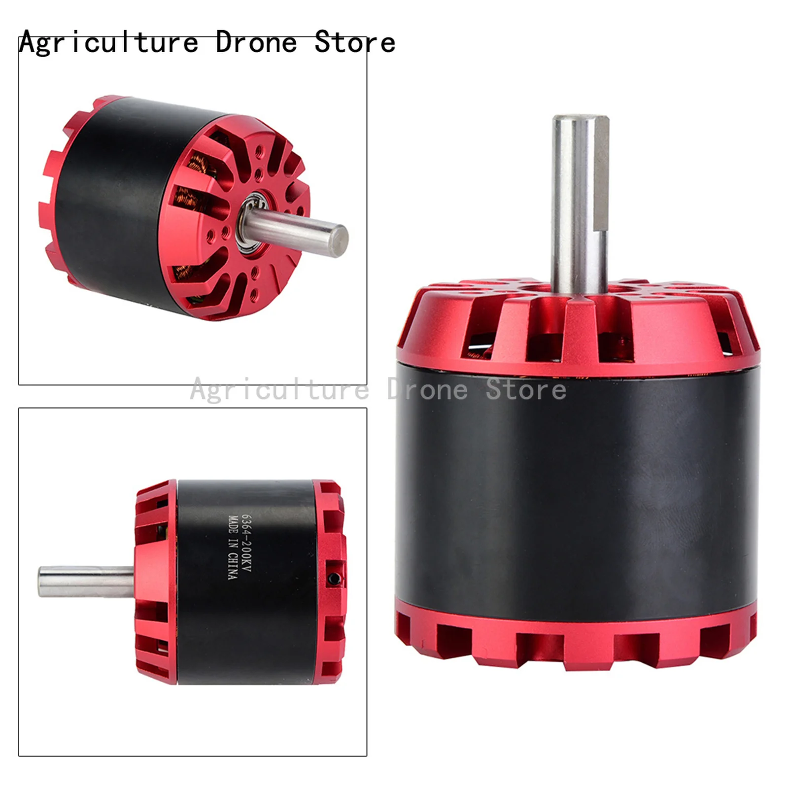 6364 200KV Brushless Sensorless Motor High Torque Drive Motor for Electric Scooter Skateboard Replacement Parts