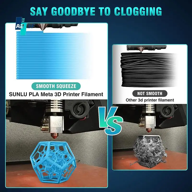 

A23F-PLA 3D Printer Filament, Neatly Wound PLA Filament 1.75Mm Fit Most FDM 3D Printers,1KG Spool PLA Filament