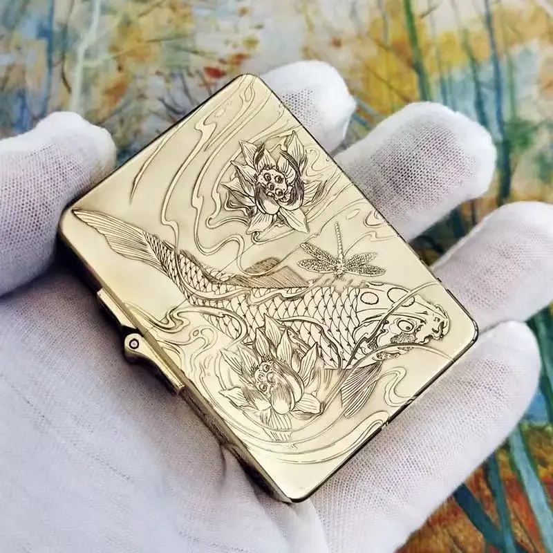 Armor Shield Zorro 915s verdikt diep gesneden diep origineel koper messing persoonlijkheid winddicht lichtere mannen cadeau roken