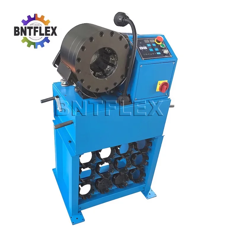 BNT32D Model CNC 2Inch 6 Wires Hydraulic Hose Crimping Machines With Crimping Memory
