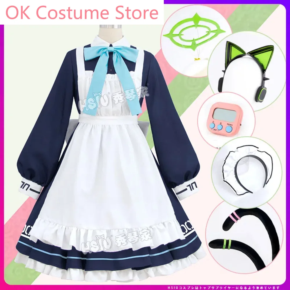 

Blue Archive Saiba Midori Saiba Momoi Dress Cosplay Costume Cos Game Anime Party Uniform Hallowen Play Role Clothes Clothing