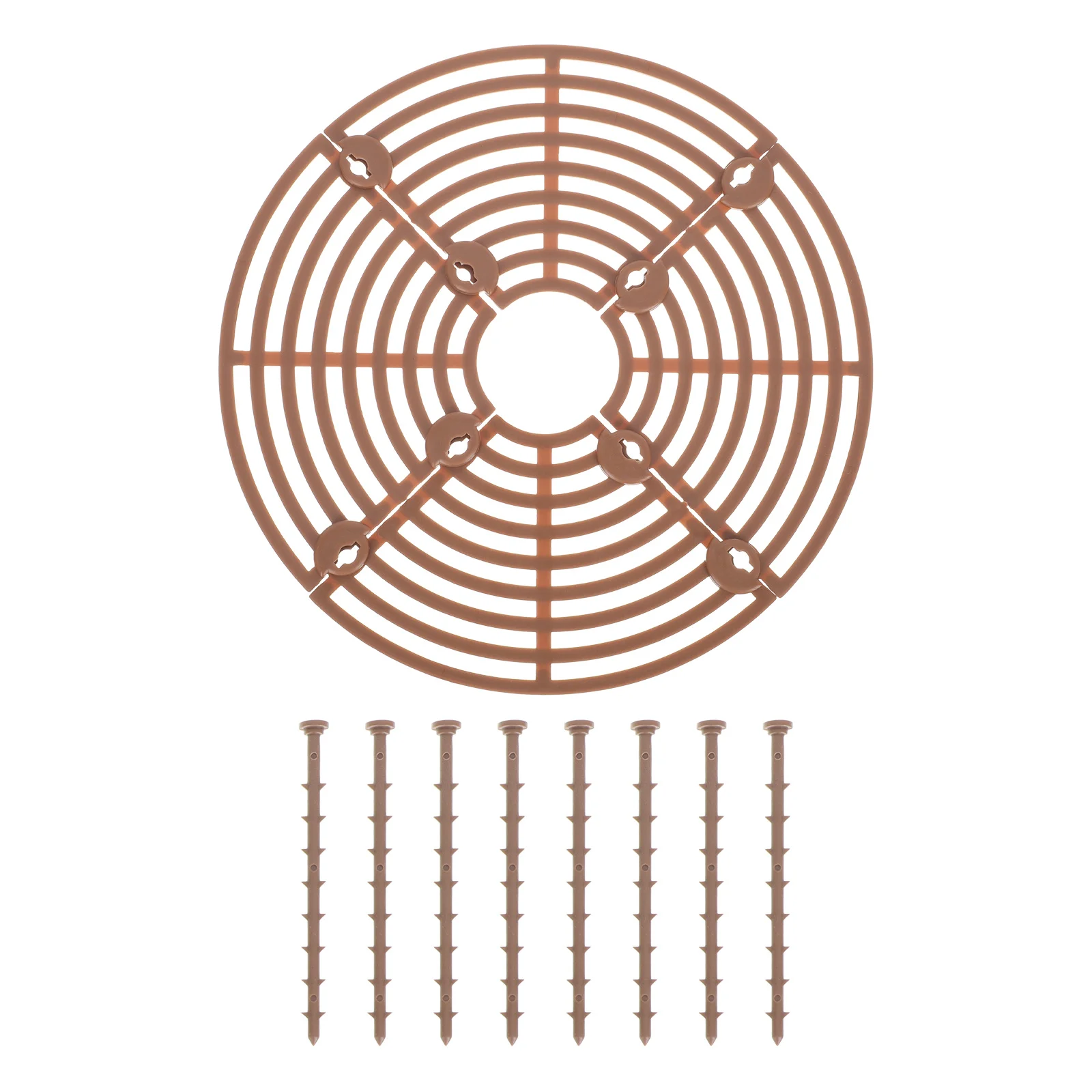 

1pcs Plant Pot Cover Flowerpot Plastic Soil Cover Waterproof Corrosion Resistant Easy Install Cuttable Garden Flowerpot Cat Dog