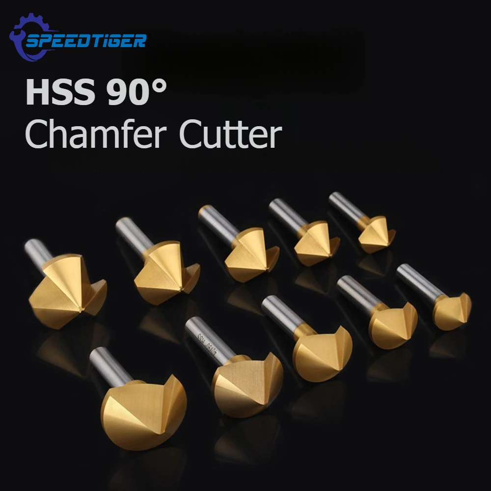 

Фреза для снятия фаски HSS-Co с кобальтом, титановым покрытием, 90 градусов, однозаходная, трехлезвийная, для снятия заусенцев с отверстий, для обработки фасок