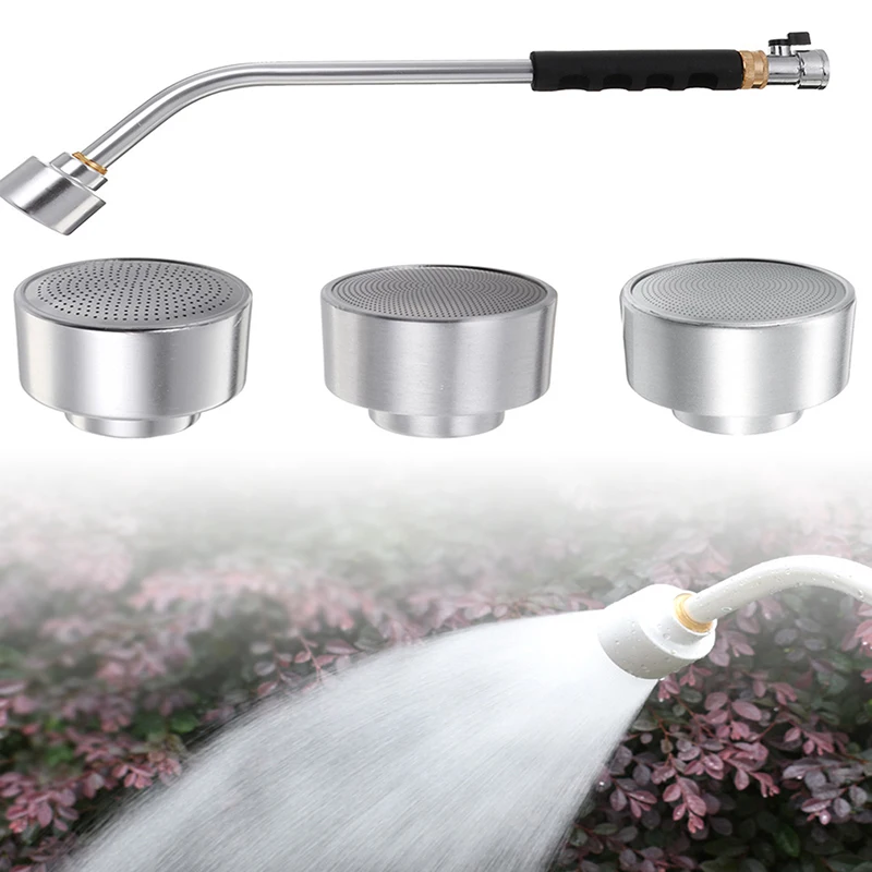 

45cm Nursery Nozzle Handheld Watering Sprayer Aluminum Alloy Garden Sprinkler for Vegetable Nursery Seedling Greenhouse Tool