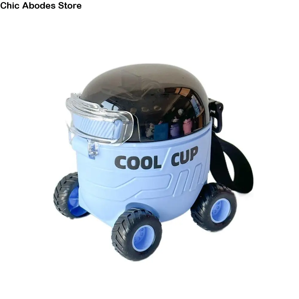 

Mars Shaped Cool Car Straw Water Bottle with Strap Cartoon Children's Water Bottle 550ml Large Capacity Sippy Cup Kindergarten