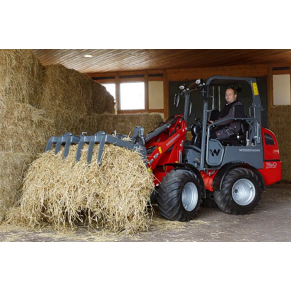 Compact Wheel Loader 1.5Ton  Diesel Engine for Snow Removal & Farm Work Articulated Mini Tractor Front Loader