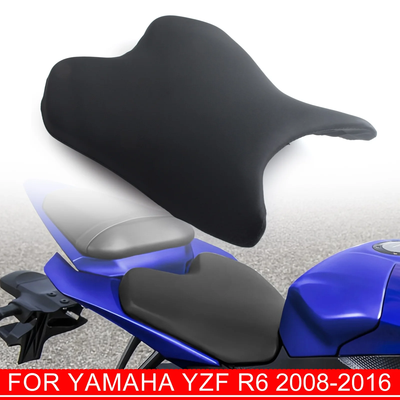 For YAMAHA YZF R6 2008-2016 Front Rider Driver Seat Cushion 2009 2010 211 2012 2013 2014 2015 - view 4