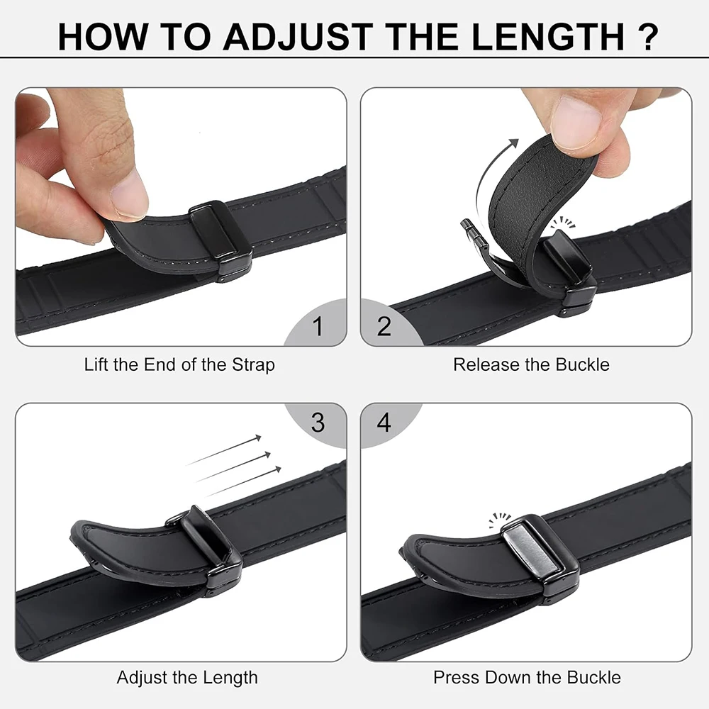 Magnetic Silicone Leather Band For Garmin Forerunner 735XT Watch Bracelet Strap Loop For 220 230 235 620 630 Approach S5 S6 S20